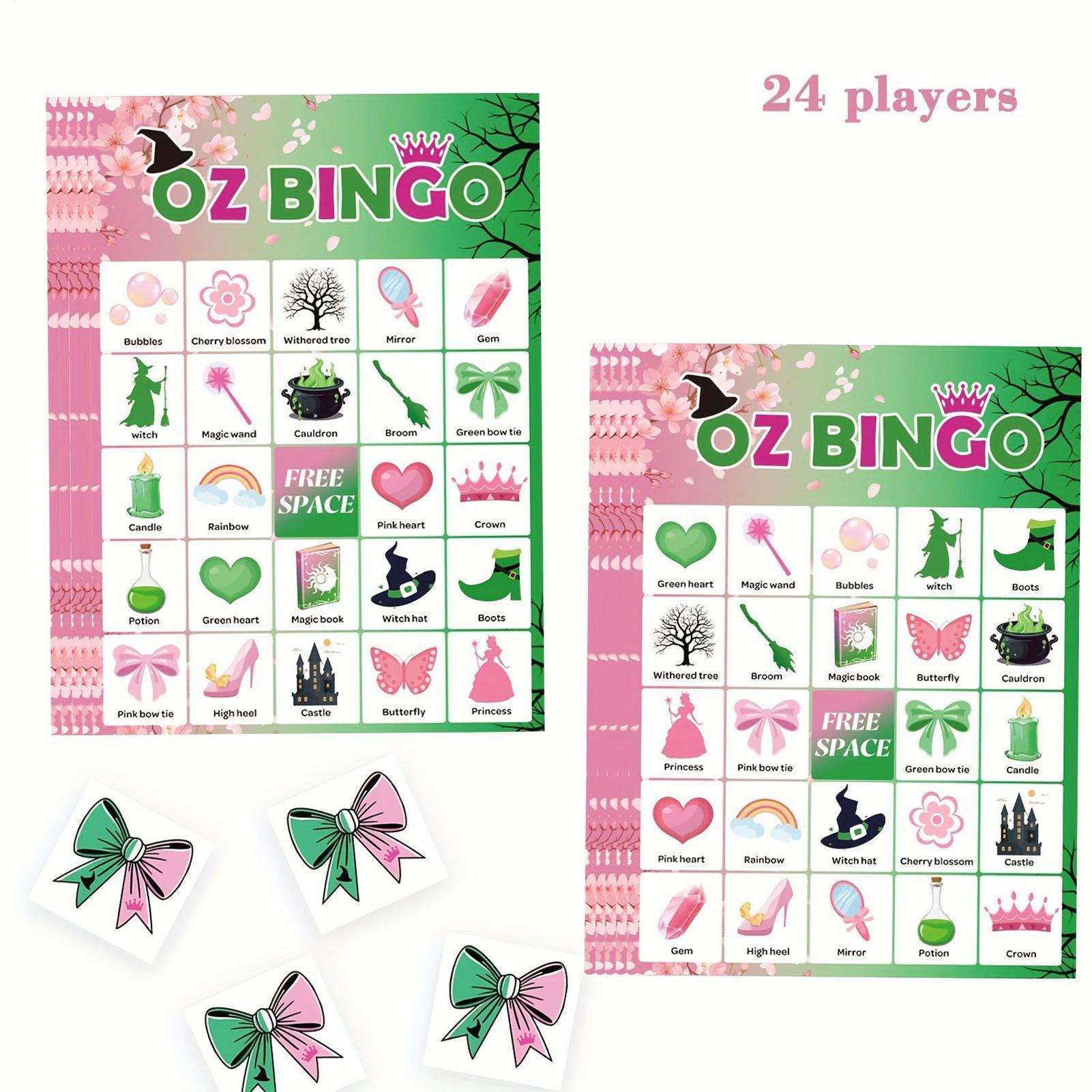 Party Games Kids And Adults - Halloween Bingo Game for Kids Adults